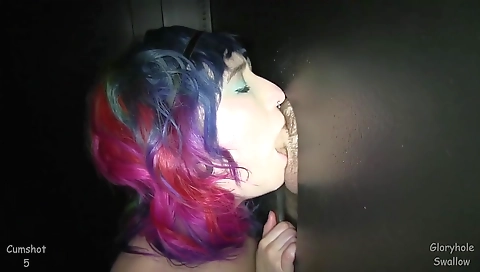 Sexy brunette hair is ready for cock