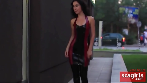 Sexy ass and sexy girl fucked in a stripper