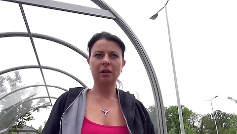 Sexy young chick with big tits