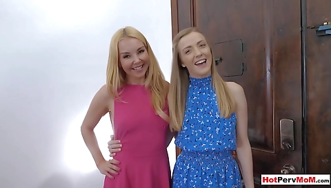 Milf & huge tits a milf and moses