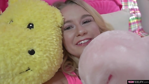 She's going to be fucked by dildo kara