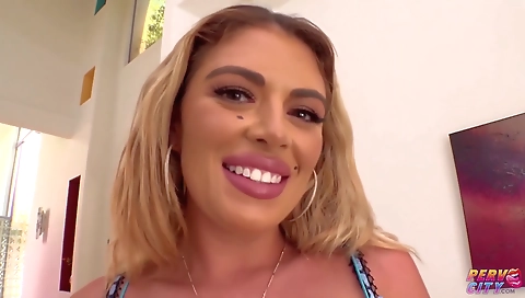 Teeny fucked on the beach with al