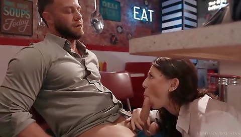 Sexy chick with two dildo and anal fucking