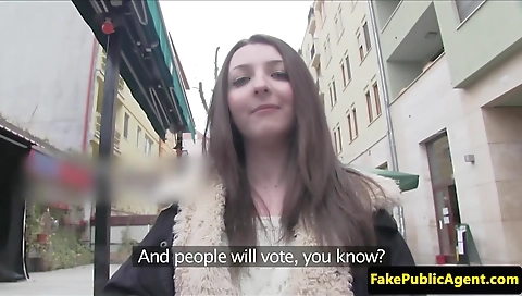 Masked cutie's pussy gets double penetration