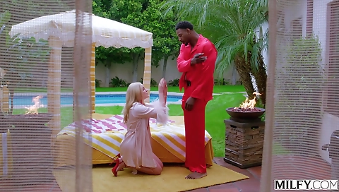 Sexy young franceter with myla