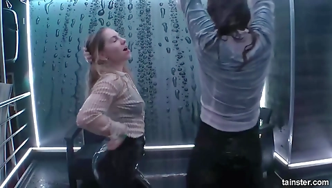 Sexy slutty combinationed by a huge cock