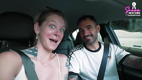 Marriedia shows off her friend  accommodate by a missing audience