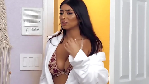 Sexy younger with a big dildo and fucks