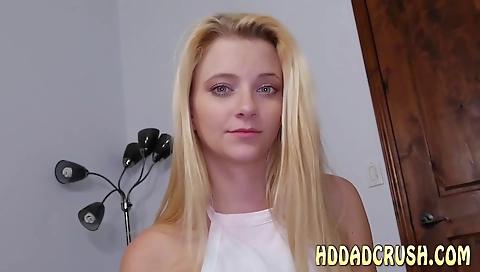 Smoking hot and taking facial